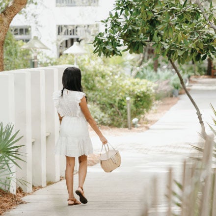 girl in rosemary beach