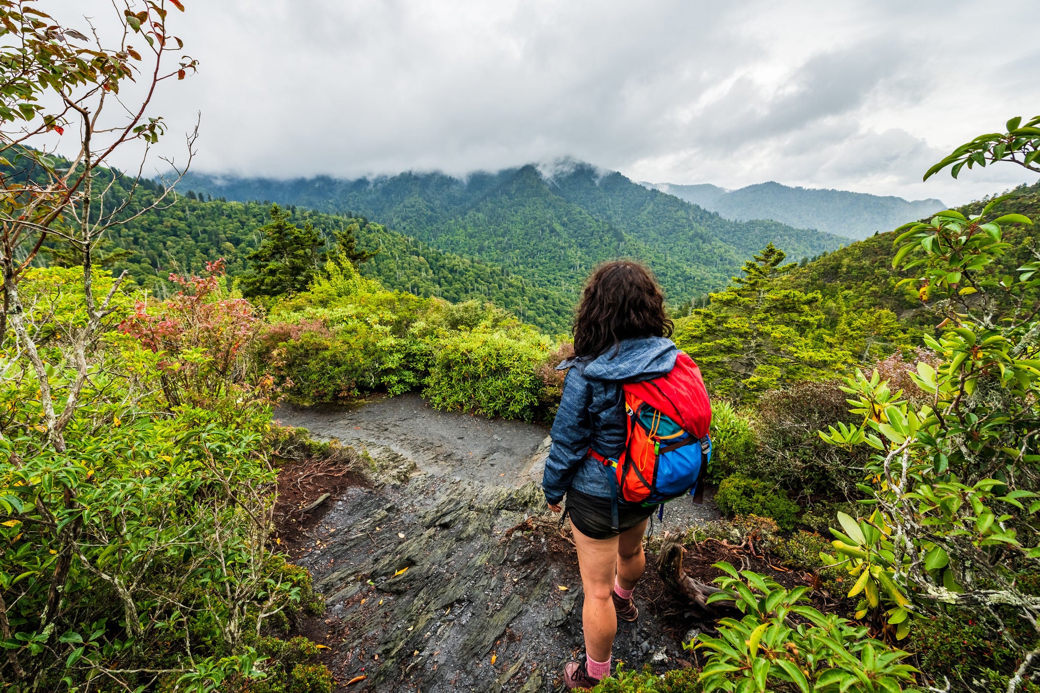 Hiking through the Mountains