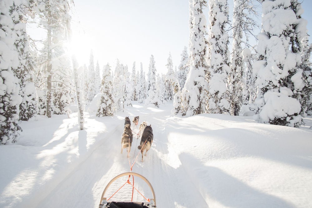 Skiing through the Mountains