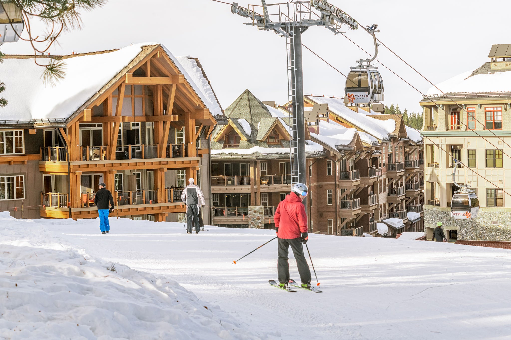 skiiing at north star